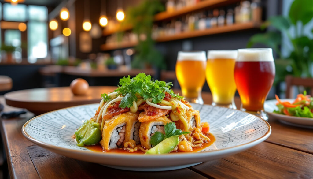 découvrez l'harmonie parfaite entre cuisine fusion inventive et bières craft locales dans un cadre convivial. explorez des accords mets et bières surprenants pour une expérience gourmande unique.