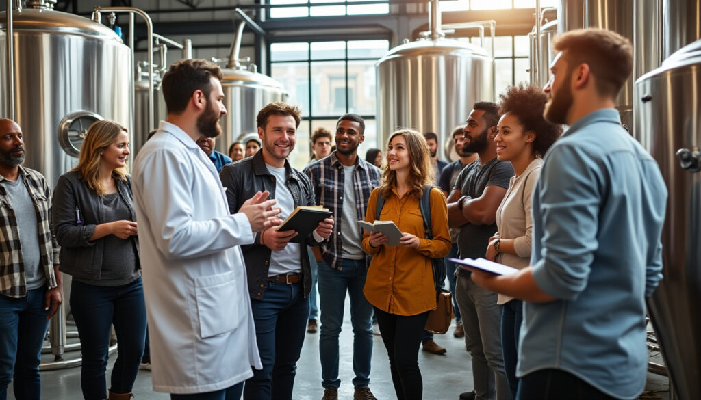 découvrez nos visites pédagogiques de brasseries spécialement conçues pour les étudiants : immersion dans le processus de fabrication, ateliers interactifs et découverte du monde brassicole. réservez une expérience éducative unique !