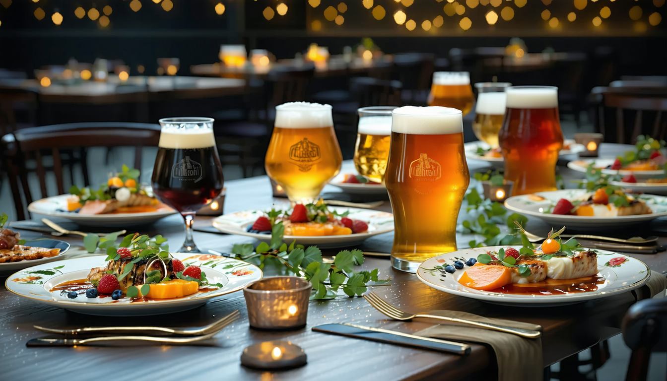 découvrez comment les restaurants étoilés intègrent la bière dans leur cuisine et leurs accords mets-boissons, transformant ce breuvage en véritable ingrédient gastronomique.