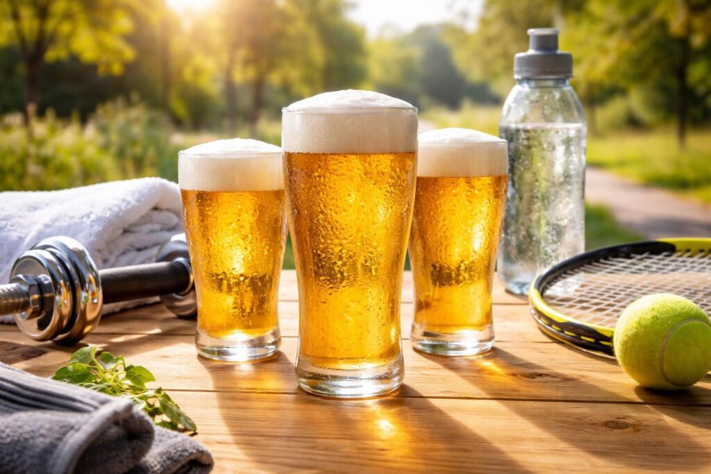 découvrez nos bières artisanales légères et rafraîchissantes, spécialement conçues pour les sportifs qui souhaitent allier plaisir et performance.