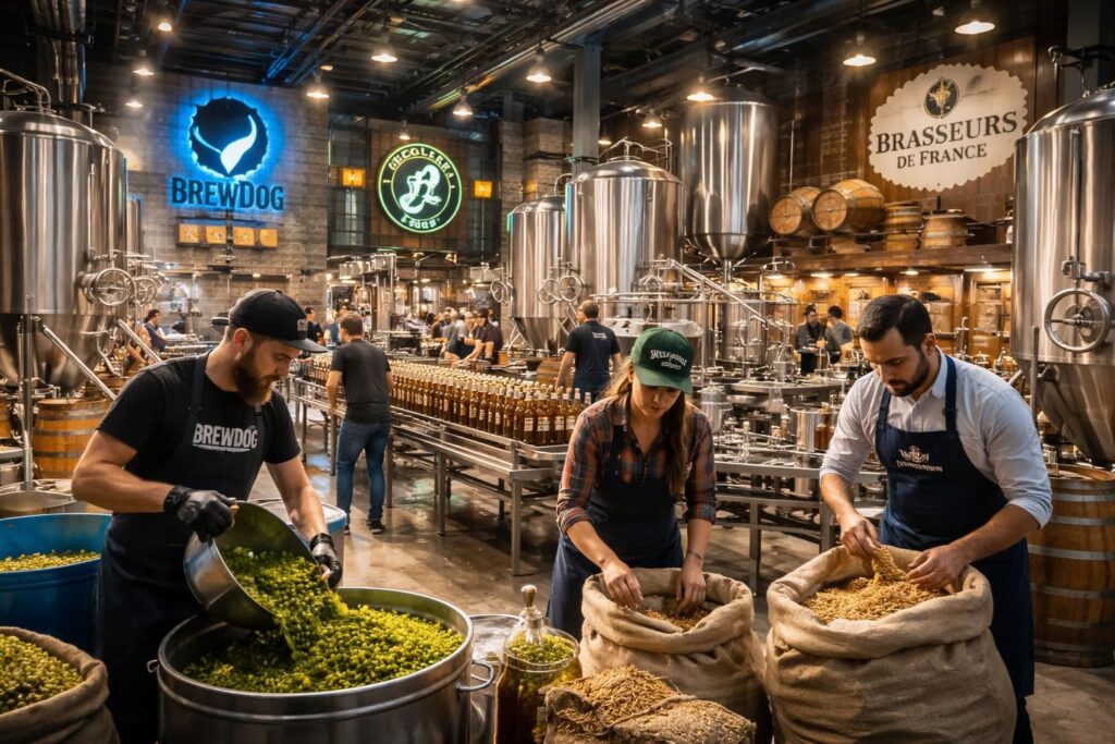 découvrez l'industrie de la bière artisanale avec brewdog, brooklyn brewery et brasseurs de france, leaders passionnés qui révolutionnent le marché avec des saveurs uniques et une qualité authentique.