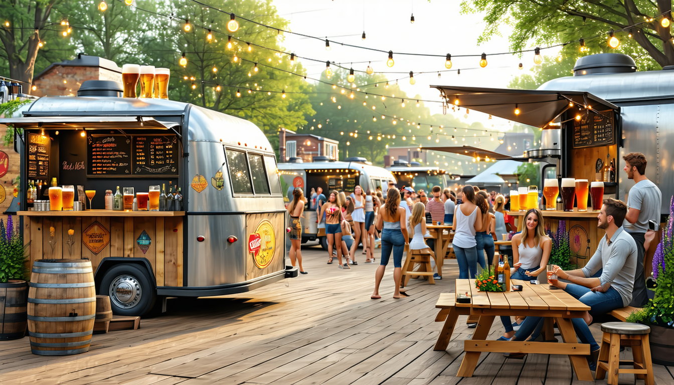 découvrez les meilleurs food trucks à bière artisanale pour savourer des plats gourmands accompagnés de bières locales et authentiques.